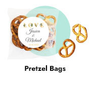 Custom Pretzel Bags For Engagement Parties