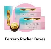 Custom Ferrero Rocher Boxes For Gender Reveal
