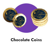 Personalised Gold Chocolate Coins For Eid
