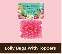 Spring Racing Lolly Bag with Topper