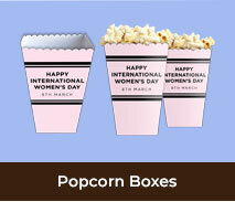 International Womens Day Custom Popcorn Boxes