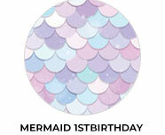 Mermaid 1st Birthday Theme Party Favours