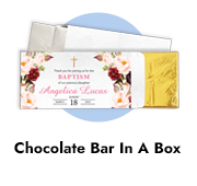 Personalised Christening Chocolate Bar Boxes