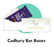 Custom Confirmation Cadbury Bar Boxes