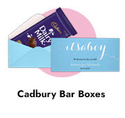 Personalised Birth Announcement Cadbury Bar Boxes