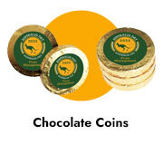 Australia Day Personalised Gold Chocolate Coins