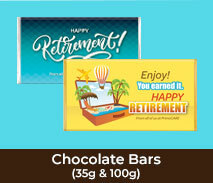 Retirement Personalised Chocolate Bars