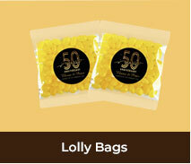 Personalised Lolly Bags For Anniversary Parties