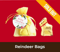 Christmas Reindeer Bags With Swing Tag