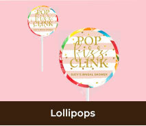 Kitchen Tea Personalised Lollipops