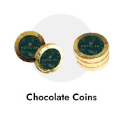 Personalised Chocolate Coins For Hospitality