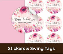 Mother's Day Stickers And Swing Tags