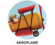 Aeroplane Custom Birthday Party Favours