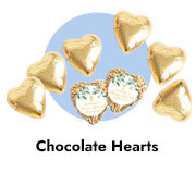 Christening And Baptism Chocolate Hearts