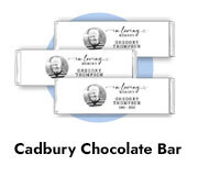 Custom Cadbury Bars For Funerals