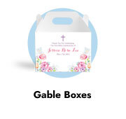 Gable Favour Boxes For First Communion