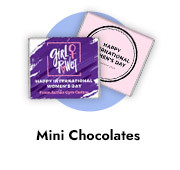 International Womens Day Mini Chocolates