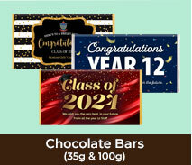 School Graduation Custom Chocolate Bars