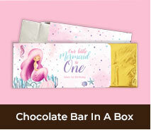 1st Birthday Chocolate Bar In A Box