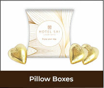 Personalised Pillow Boxes For Hospitality