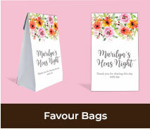 Custom Favour Bags For Hens Night Parties