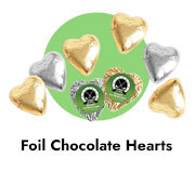 Foil Chocolate Hearts For Fathers Day