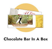 Personalised Anniversary Chocolate Bar Boxes