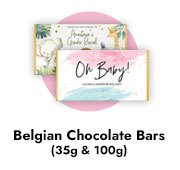 Custom Chocolate Bars For Gender Reveal Parties