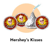 Personalised Hershey's Kisses For Bucks Nights