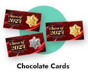 Custom Graduation Chocolate Cards