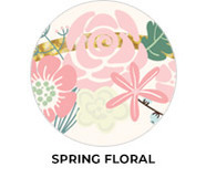 Spring Florals Custom BIrthday Party Supplies