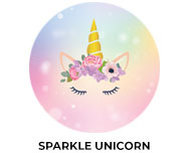 Sparkle Unicorn Custom Birthday Party Supplies