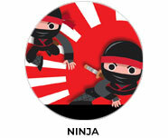 Ninja Theme Custom Birthday Party Supplies