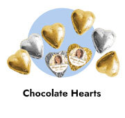 Personalised Chocolate Hearts For Funerals