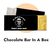 Personalised Chocolate Bar Boxes For Bucks Nights