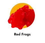 Products Filled With Red Frog Lollies