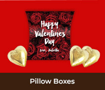 Custom Pillow Boxes For Valentines Day