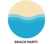 Beach Theme Personalised Birthday Party Supplies
