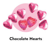 Mothers Day Foil Covered Hearts