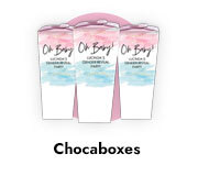 Personalised Chocabox Gender Reveal Favour Boxes