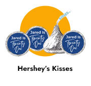 Personalised Hersheys Kisses For Adult Parties