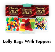 School Graduation Lolly Bag with Topper