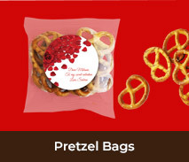 Valentine Day Custom Pretzel Bags