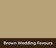 Brown Wedding Supplies, Favours And Bomboniere