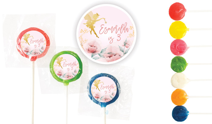 Sweet Tooth Fairy Custom Message Lollipops
