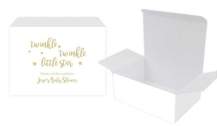 Twinkle Twinkle Baby Shower Personalised Tuck Gift Box