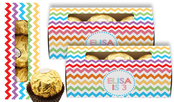 Personalised Ferrero Rocher Gift Box Birthday Favour