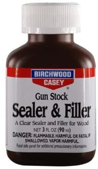 Gun Stock Sealer & Filler – Clear moisture-sealing and pore-filling solution for wood gun stocks. Gun Stock Sealer & Filler – Clear moisture-sealing and pore-filling solution for wood gun stocks.