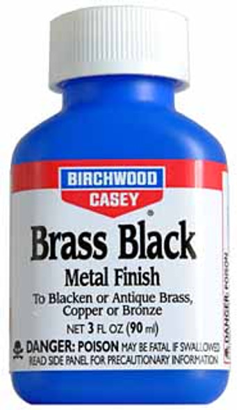 Brass Black Metal Finish – Darkening solution for brass and copper, ideal for muzzleloader restoration. Brass Black Metal Finish – Darkening solution for brass and copper, ideal for muzzleloader restoration.