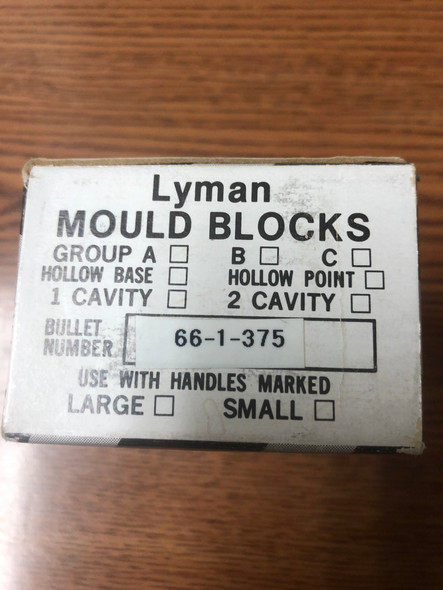 Lyman Round ball Mold .375